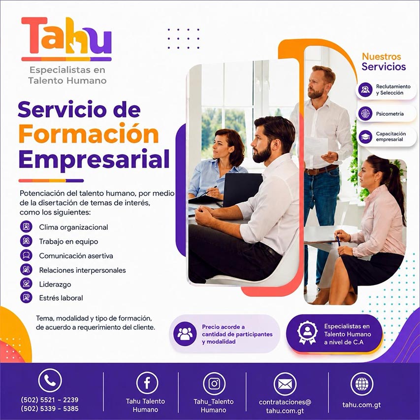 Inicio servicio de formación empresarial